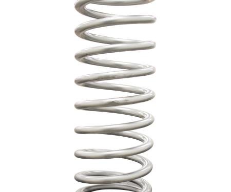 QA1 Spring, Cr-Si High Travel 2-1/2" Id 12" X 500 Lbs/In. Silver Pwdr Coat 12HT500