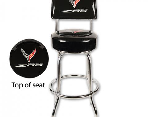 2023 Corvette Z06 Counter Stool w/Back 30"