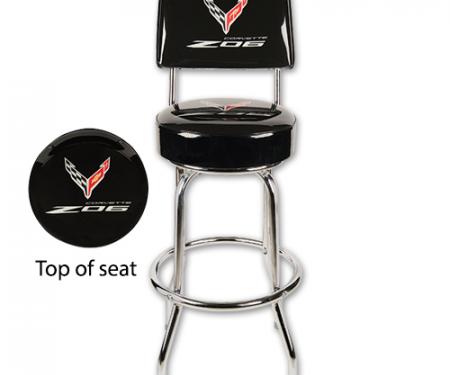 2023 Corvette Z06 Counter Stool w/Back 30"