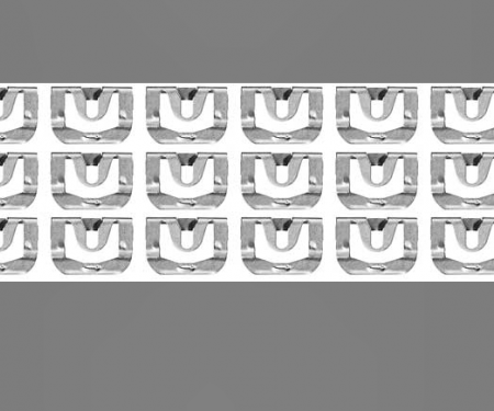 OER 1967-72 GM, Molding Clip, Windshield or Back Window, Upper, Lower, 25 Piece Set 154010