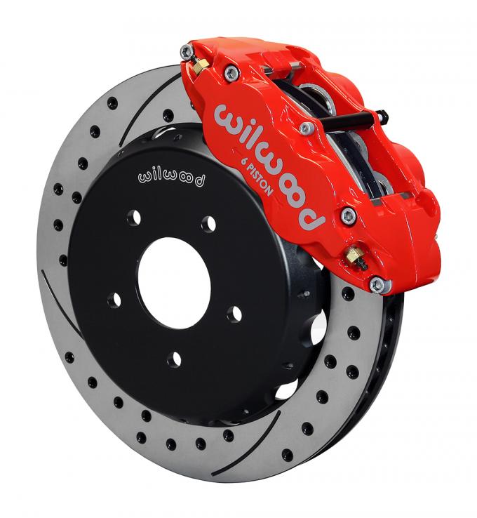 Wilwood Brakes 2004-2006 Pontiac GTO Forged Narrow Superlite 6R Big Brake Front Brake Kit (Hat) 140-8753-DR