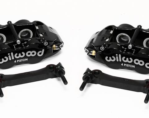 Wilwood Brakes Forged Narrow Superlite 4R Caliper and Bracket Upgrade Kit for Corvette C5-C6 140-14026