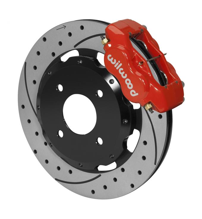 Wilwood Brakes 2002-2006 Mitsubishi Lancer Forged Dynalite Big Brake Front Brake Kit (Hat) 140-7015-DR