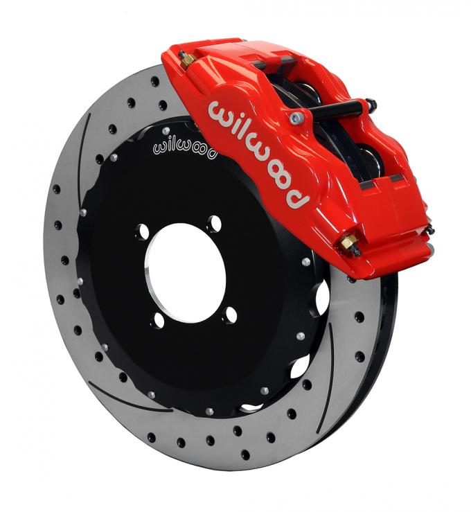 Wilwood Brakes Forged Superlite 4 Big Brake Front Brake Kit (Hat) 140-8335-DR