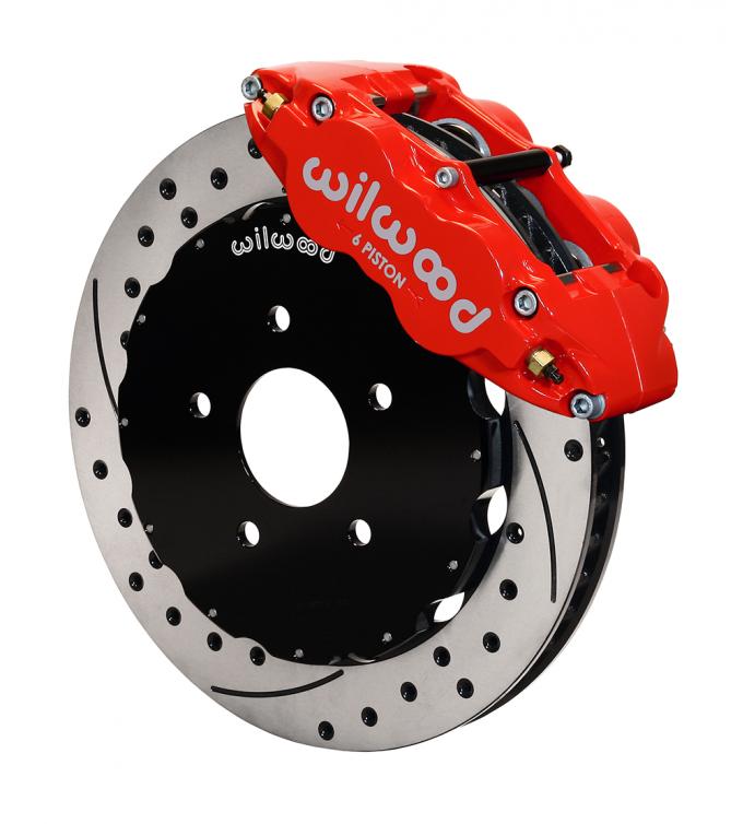 Wilwood Brakes Forged Narrow Superlite 6R Big Brake Front Brake Kit (Hat) 140-8031-DR