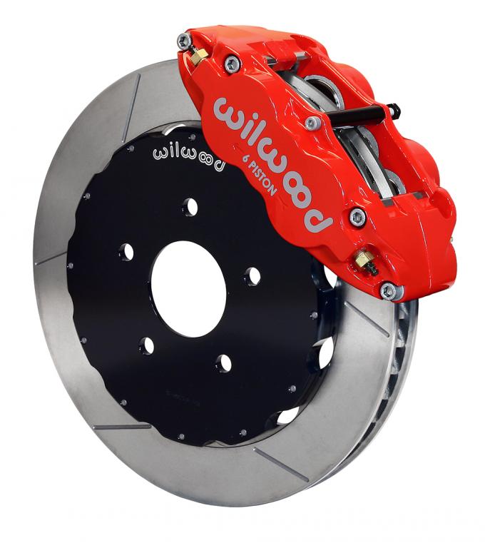 Wilwood Brakes Forged Narrow Superlite 6R Big Brake Front Brake Kit (Hat) 140-8921-R