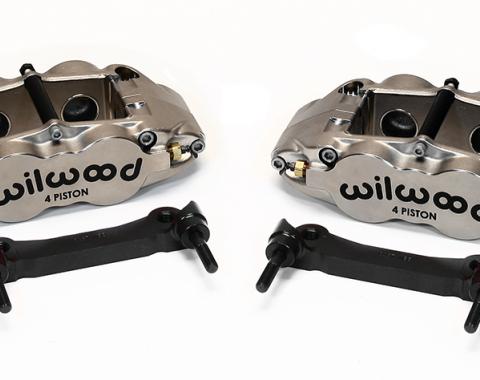Wilwood Brakes Forged Narrow Superlite 4R Caliper and Bracket Upgrade Kit for Corvette C5-C6 140-14026-N