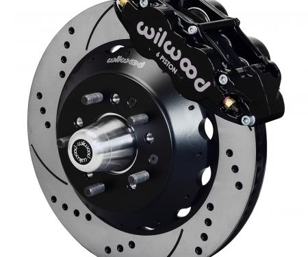 Wilwood Brakes Forged Narrow Superlite 6R Dust-Seal Big Brake Front Brake Kit (Hub) 140-15407-D