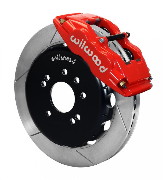 Wilwood Brakes 1989-1998 Nissan 240SX Forged Superlite 4 Big Brake Front Brake Kit (Hat) 140-9194-R