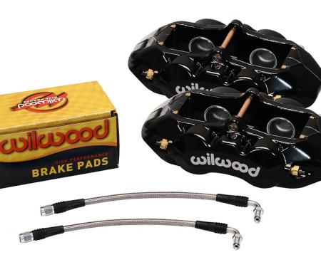 Wilwood Brakes 1965-1982 Chevrolet Corvette D8-4 Rear Replacement Caliper Kit 140-10790-BK