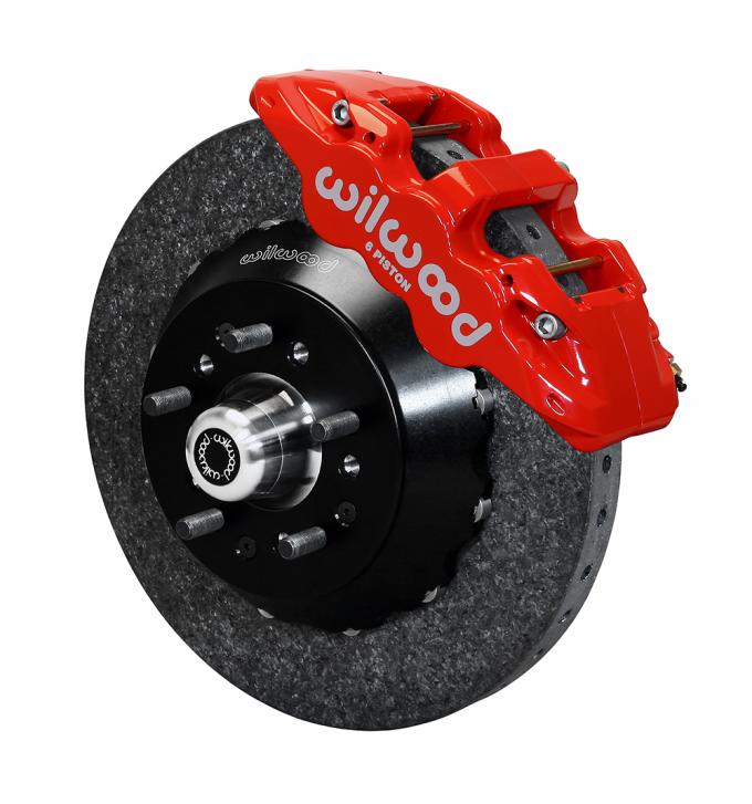 Wilwood Brakes AERO6 WCCB Carbon-Ceramic Big Brake Front Brake Kit 140-13144-CSICR