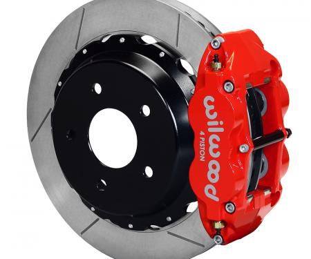 Wilwood Brakes Forged Narrow Superlite 4R Big Brake Rear Brake Kit For OE Parking Brake 140-9830-R