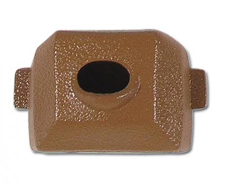 CA 1970-1972 Chevrolet Corvette Inside Mirror Bracket Cover Dark Saddle 26823