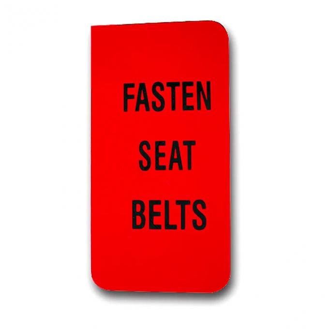 Corvette Lens, Seat Belt Warning, 1972-1976