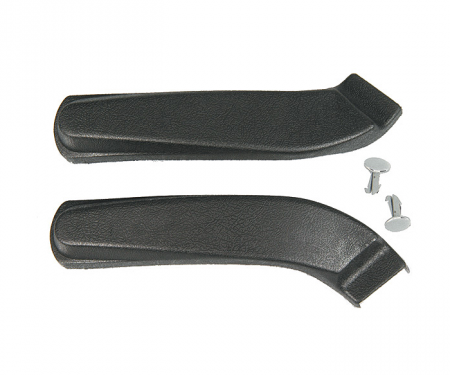 Camaro Bucket & Bench Seat Hinge Arm Covers, With Fasteners, 1967-1970