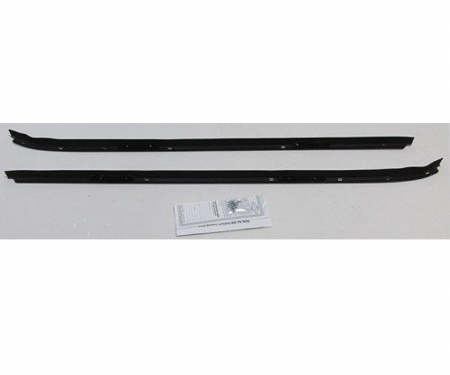 Camaro Outer Windowfelt Weatherstrip, for Cars with Chrome Moldings, 1970-1981