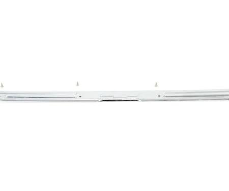 AMD Chrome Door Sill Plate with Bowtie Logo, LH or RH, 67-72 Chevy CK Pickup Blazer Suburban 445-4067-1C