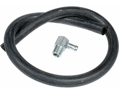 Full Size Chevy Vacuum Hose Kit, Brake Booster, With 90? Fitting, 1958-1972