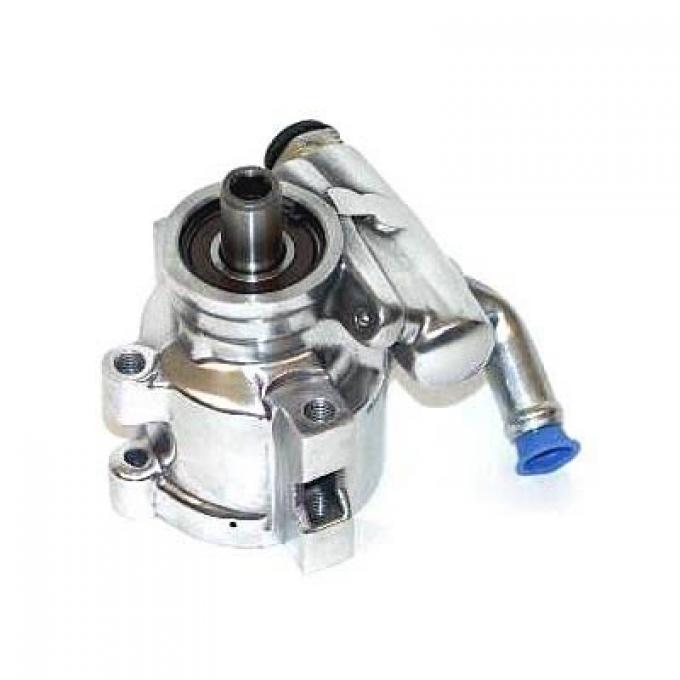 Full Size Chevy Power Steering Pump, Polished Aluminum, 1958-1972