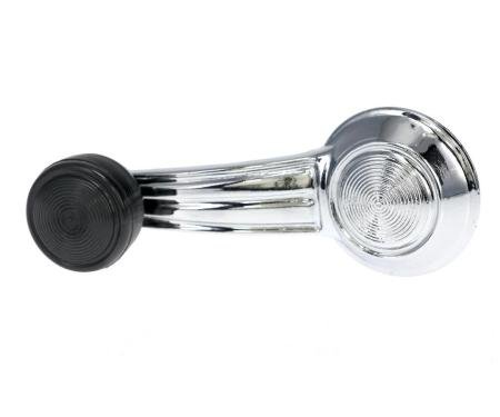 AMD Window Crank Handle, Black Knob, 65-76 Chevy GMC CK Pickup; 67-81 Camaro; 69-79 Nova X542-4067-B