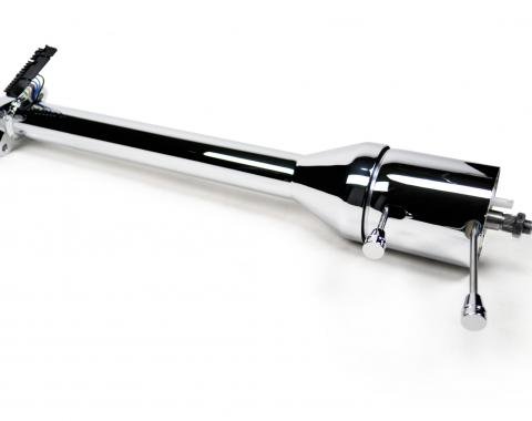 Ididit EZ Go 3-bolt Mount Tilt Floor Shift Steering Column - Chrome