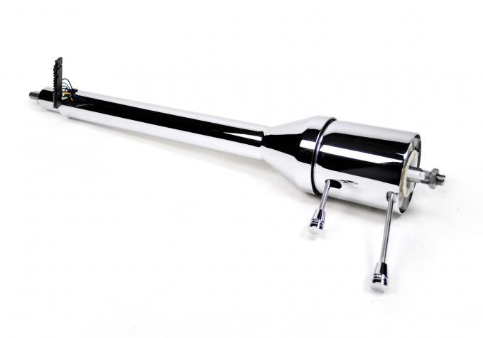 ididit 1992-2004 Club Car Tilt Floor Shift Steering Column - Chrome 1129200020