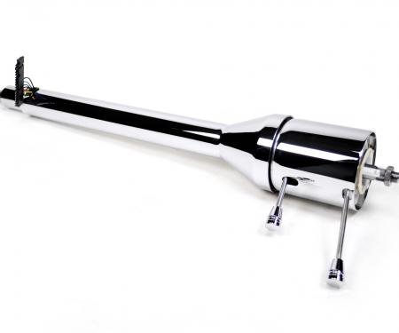 ididit 1984-1991 Club Car Tilt Floor Shift Steering Column - Chrome 1129200120