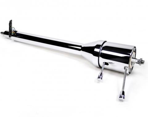 ididit 1984-1991 Club Car Tilt Floor Shift Steering Column - Chrome 1129200120