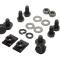 AMD Inner Bedside Splash Shield Hardware, 67-68 Chevy GMC Fleetside Pickup X763-4067-1S