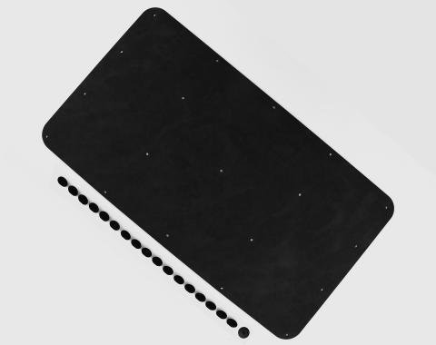 Detroit Muscle Technologies Chevy GMC 73-77 Pickup Truck Suburban Hood Insulation Pad & 19 Clips C10 C20 K10 K20 GM-TRK7377HP01