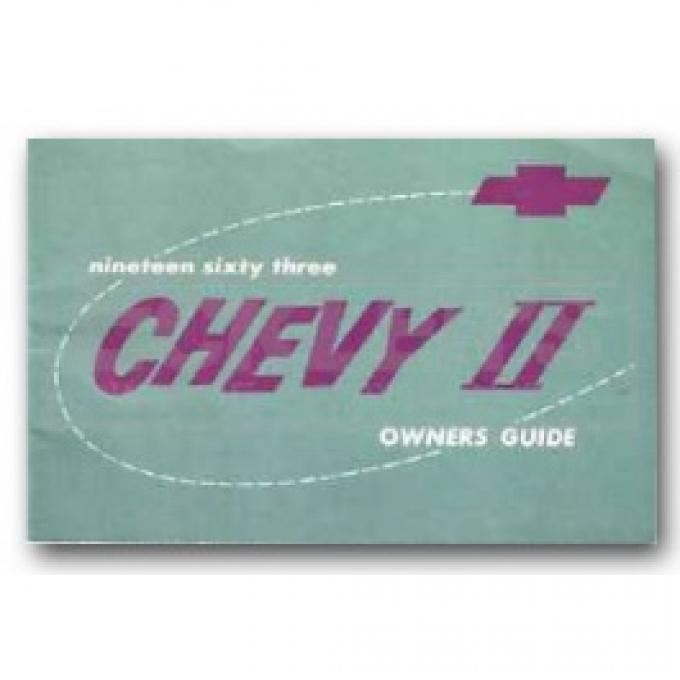 Nova Chevy II Owner's Manual, 1963