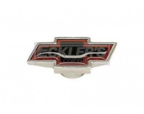 Nova Air Cleaner Cover Wing Nut, Bowtie Logo Shape, Small, Chrome, 1962-1979