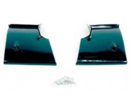 Nova Lower Corner Moldings, Rear Window, Inner, 1968-1972