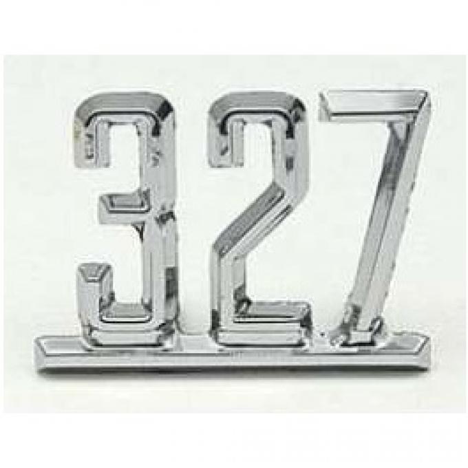 Nova Front Fender Emblem, 327ci, 1965-1967