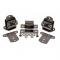 Transmission Mount Set, Polyurethane, With Chrome Finish, 1969-1979