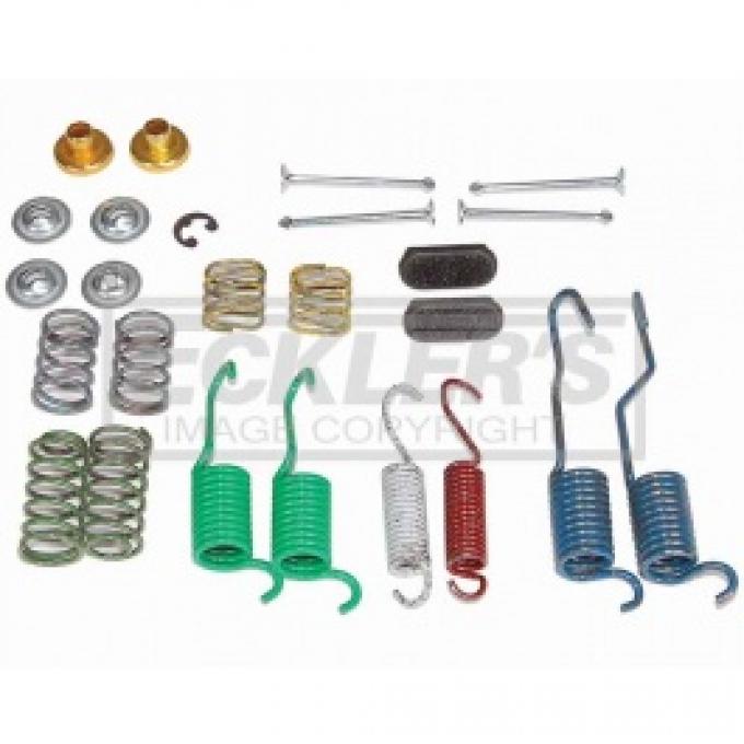 Nova Drum Brake Hardware Kit,For 9.5 Brakes, Rear, 1965-1979