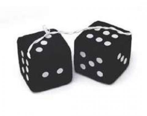 Chevy Fuzzy Dice, Black