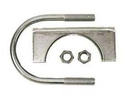 Nova Exhaust Muffler Clamp, Steel, 2, 1962-1979