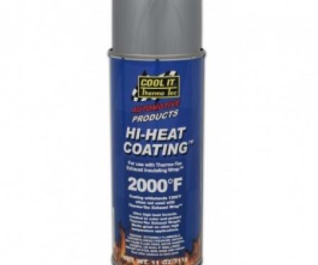 Thermo-Tec Hi-Heat Exhaust Wrap Coating, Aluminum