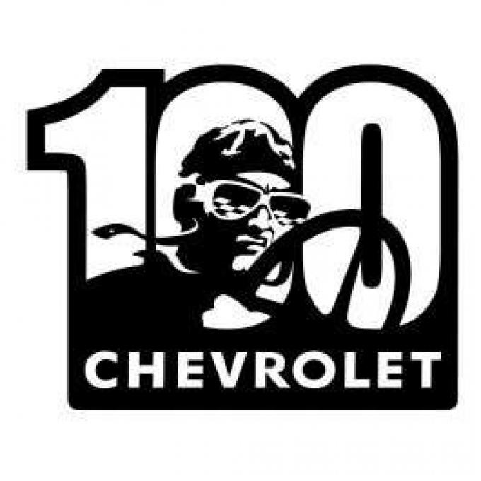 Chevrolet Metal Sign,100th,16 X 13