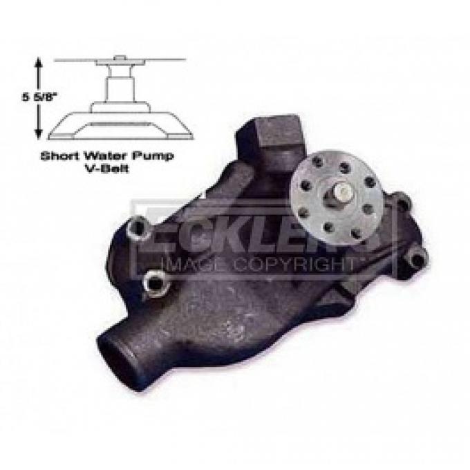 Nova Water Pump, Small Block, Short Style, Stewart Hi-Flow, 1967-1968