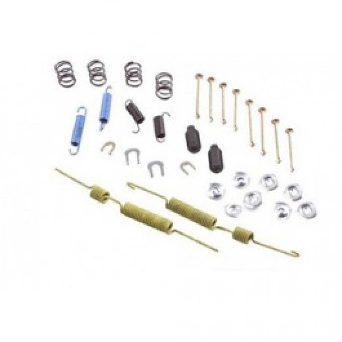 Nova Drum Brake Hardware Kit, Front, 1965-1979