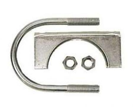 Nova Exhaust Muffler Clamp, Steel, 2, 1962-1979