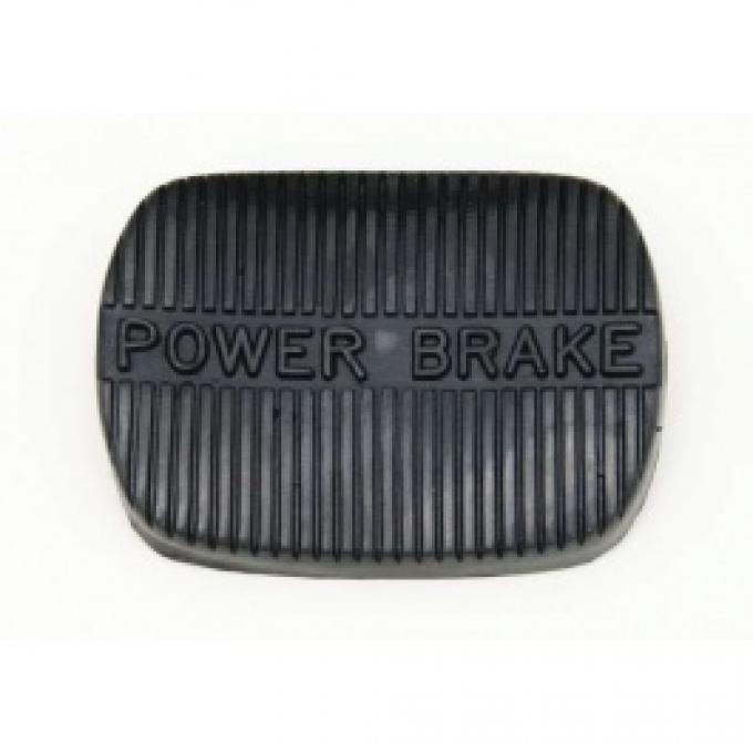 Nova Power Brake Pedal Pad, Manual Transmission, 1962-1967