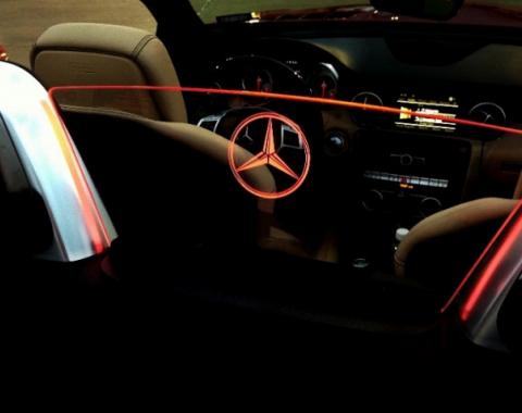 Windrestrictor for 2012-2017 Mercedes-Benz SLK R172 Convertible