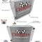 Champion Cooling 1966-1977 Ford Bronco 4 Row All Aluminum Radiator Made With Aircraft Grade Aluminum MC522