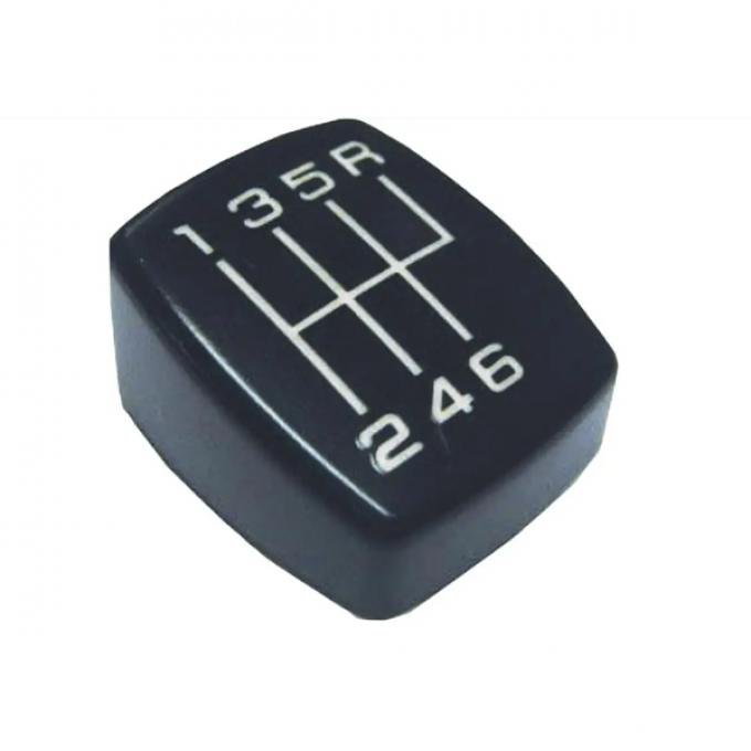 Corvette Shift Knob Button, 6 Speed, 1997-2004