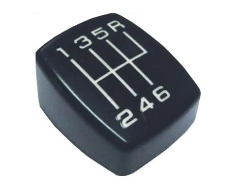 Corvette Shift Knob Button, 6 Speed, 1997-2004