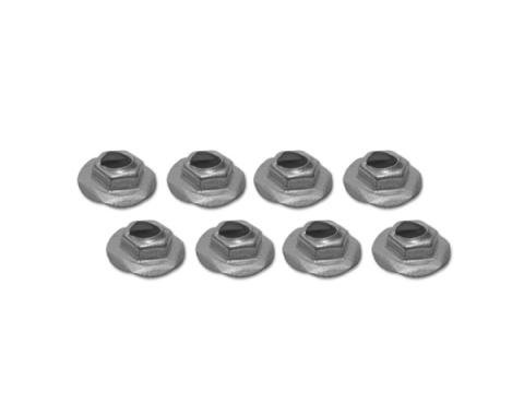 Corvette Side Marker Light Speednut Set, 8 Piece, 1974-1982