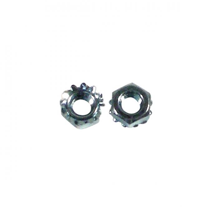 Corvette Wiper Door Actuator Mount Nuts, 1969-1972